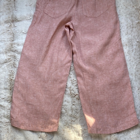 Cynthia Rowley Women's Linen Pants - Dusty Pink - Picture 6 of 8
